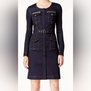 Inc Concept Stretch Denim Dress